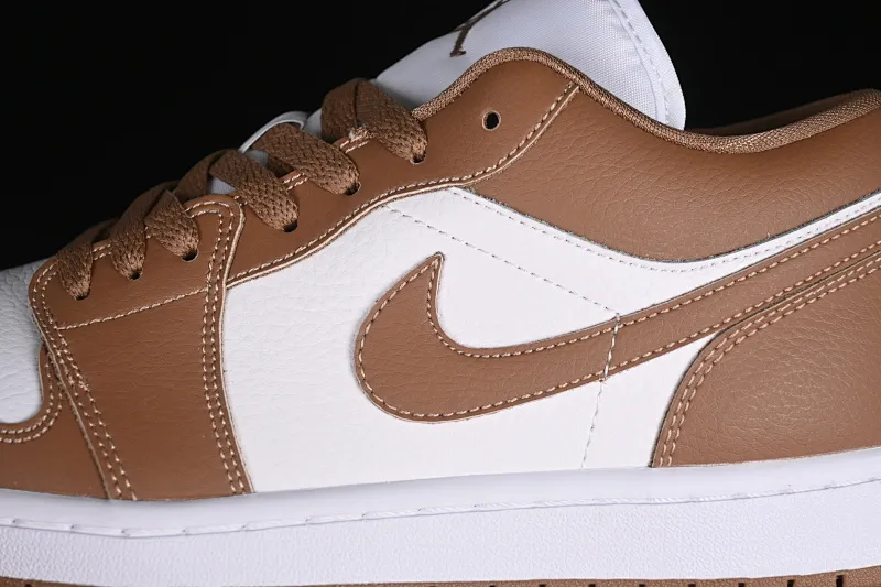 All categories Air Jordan Jordan series basketball shoes Air Jordan 1 Low Air Jordan 1 Low AJ1 Joe 1 white brown low-top cultural casual sneakers DC0774-202